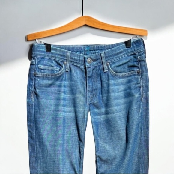 🌻Y2K 7 For All Mankind FLYNT Straight Slight Bootcut Jeans Women's Size 26 - Picture 6 of 10